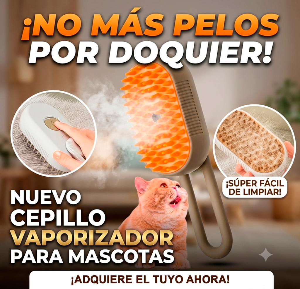 Cepillo 3 en 1 para Mascotas